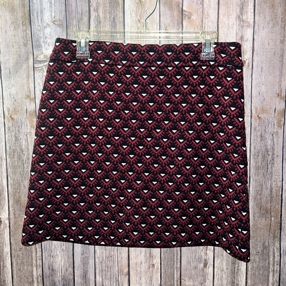 Loft brand patterned mini skirt, size‎ 6 - Picture 1 of 8